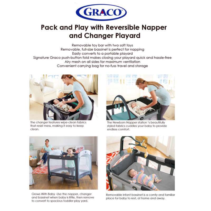 Promo Graco Pack n Play Playard Reversible Napper and Changer BABYBOX ...