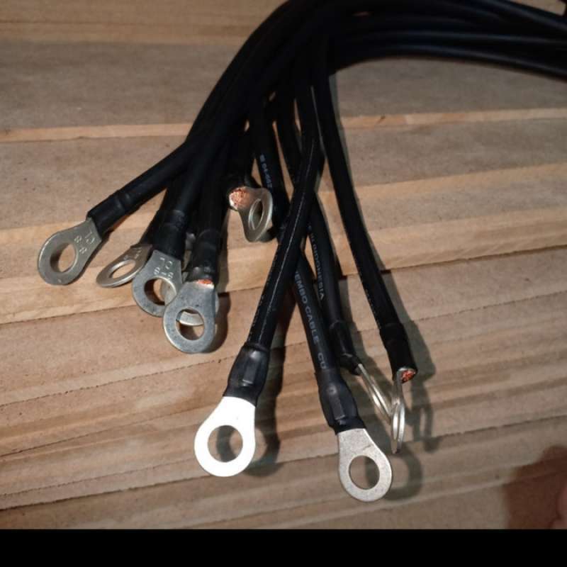 Promo Kabel Aki / Battery 2m Plus (+) Dan 2m Minus(-) Diskon 23% Di