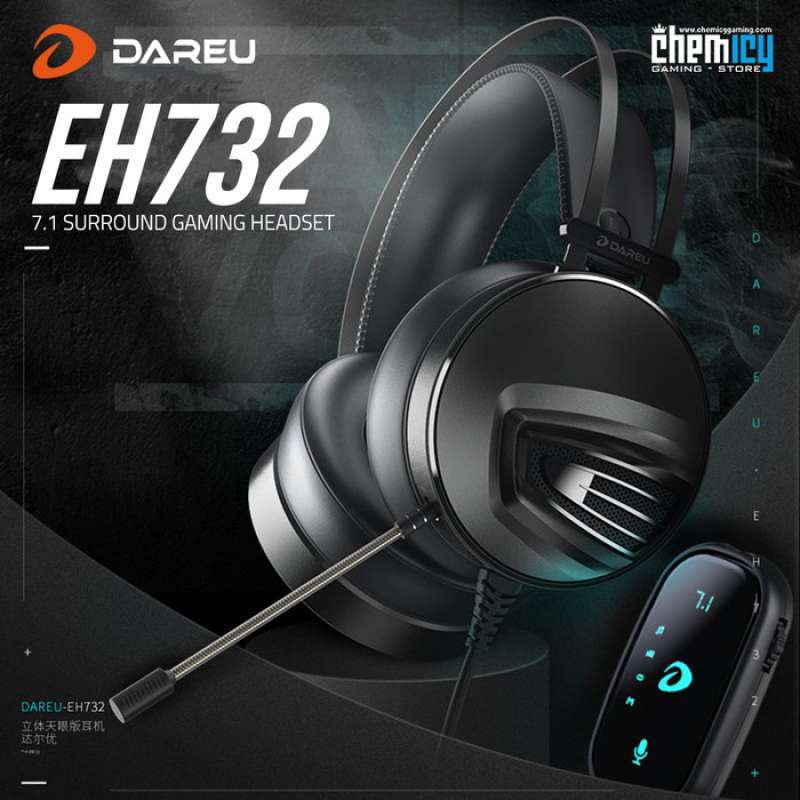 Promo Dareu Luminous EH732 7.1 Surround Gaming Headset Diskon 9% di ...