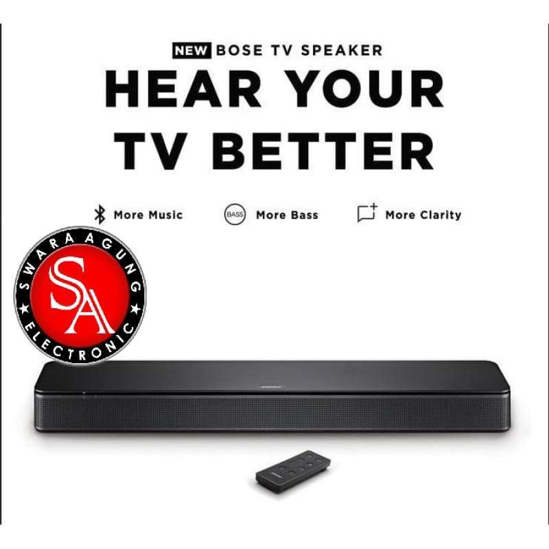 BOSE TV Speaker Soundbar with Bluetooth & HDMI-ARC, Dolby Digital, Enhanced Dialogue, Remote Control. Perfect for TV Viewing and Music Streaming Enthusiasts