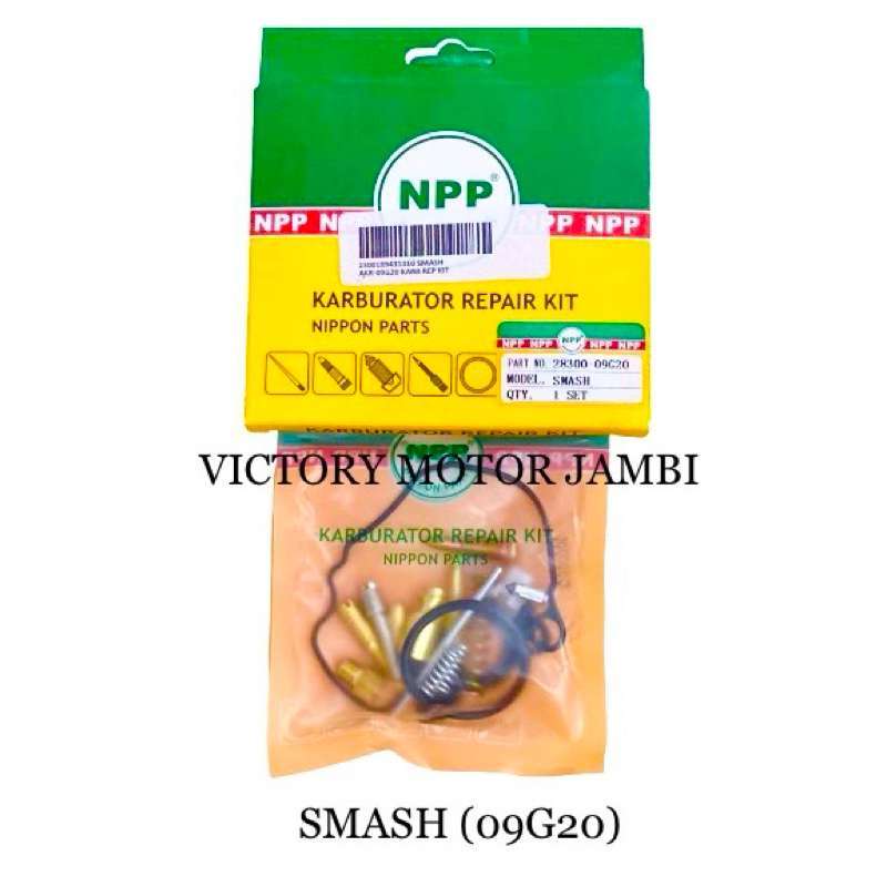 Jual ISI REPAIR KIT KARBURATOR SMASH 09G20 NPP di Seller VICTORY MOTOR JAMBI_ Rawa Sari, Kota