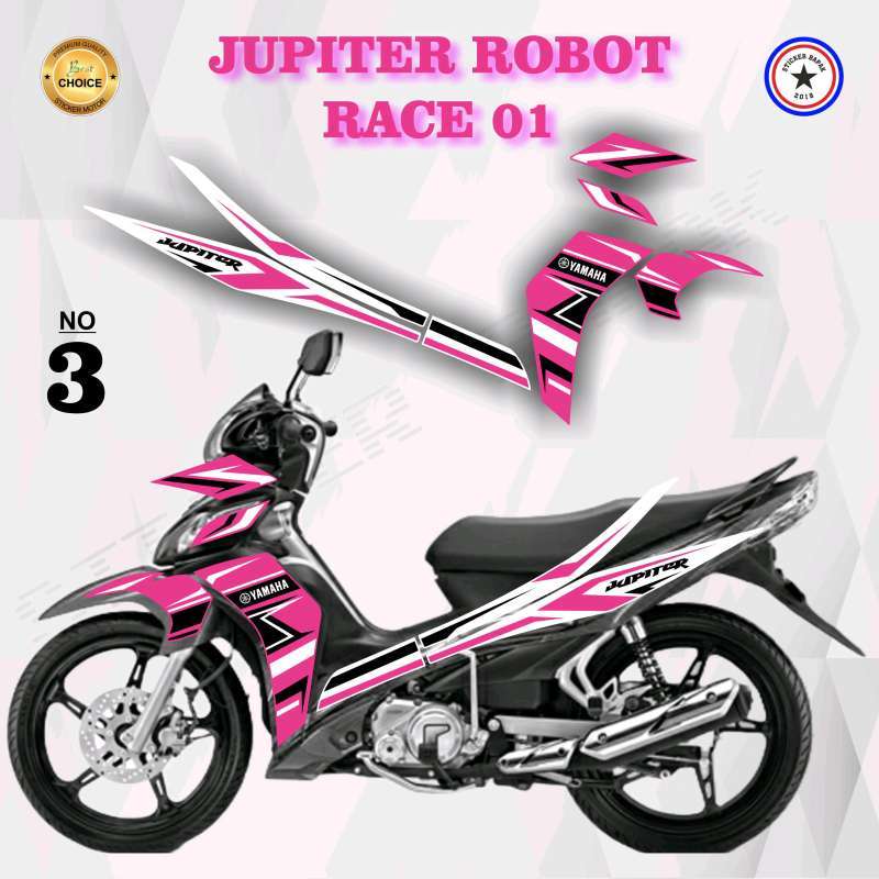 Jual Sticker Striping List Decal Motor Jupiter Robot Variasi Race 01