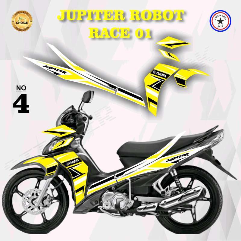 Jual Sticker Striping List Decal Motor Jupiter Robot Variasi Race 01