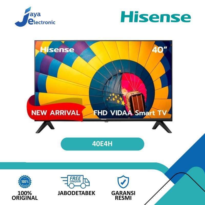 Jual HISENSE 40E4H LED TV 40 inch Bezelless Digital Smart Full Hd Tv ...