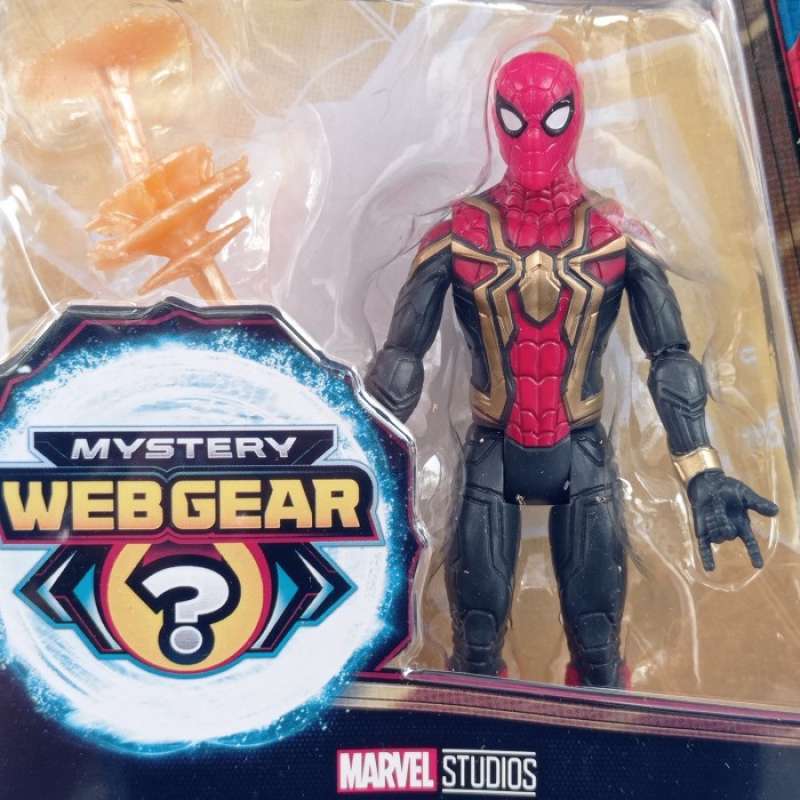 Spider-man Marvel Mystery Web Gear Traje Negro Y Rojo | Cuotas sin interés