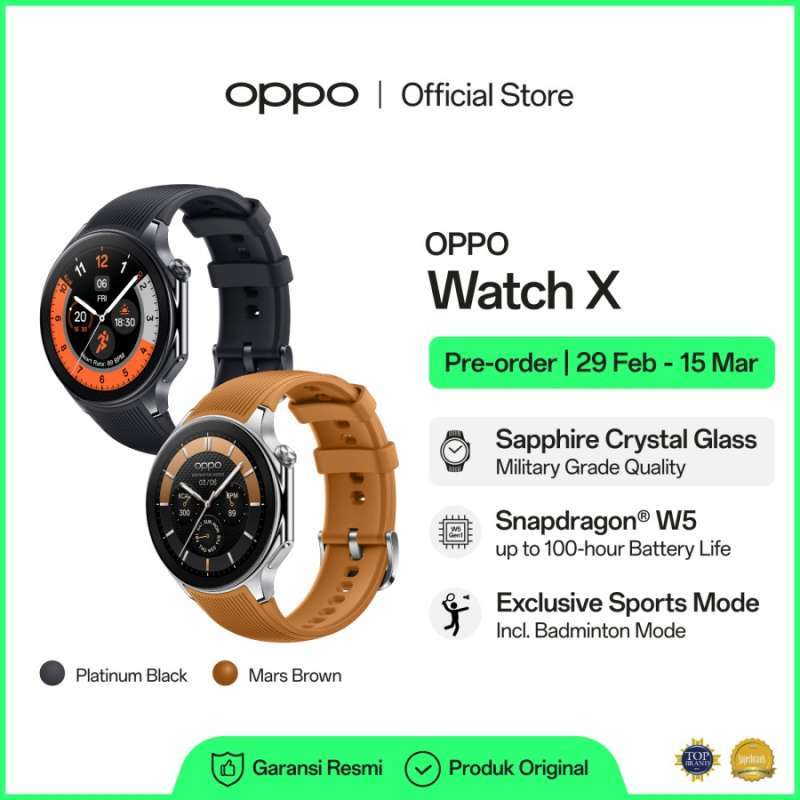 OPPO Watch X (Garansi Resmi)