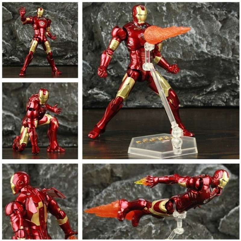 Figurine Iron Man Avengers MK3 PVC 18 Cm - Pièces Interchangeables, Parfaite Pour Collection