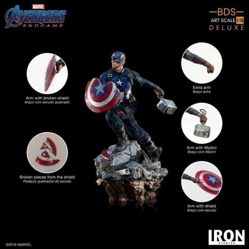 Promo Captain America Iron Studios..bukan Hot Toys Sideshow Xm Studio ...
