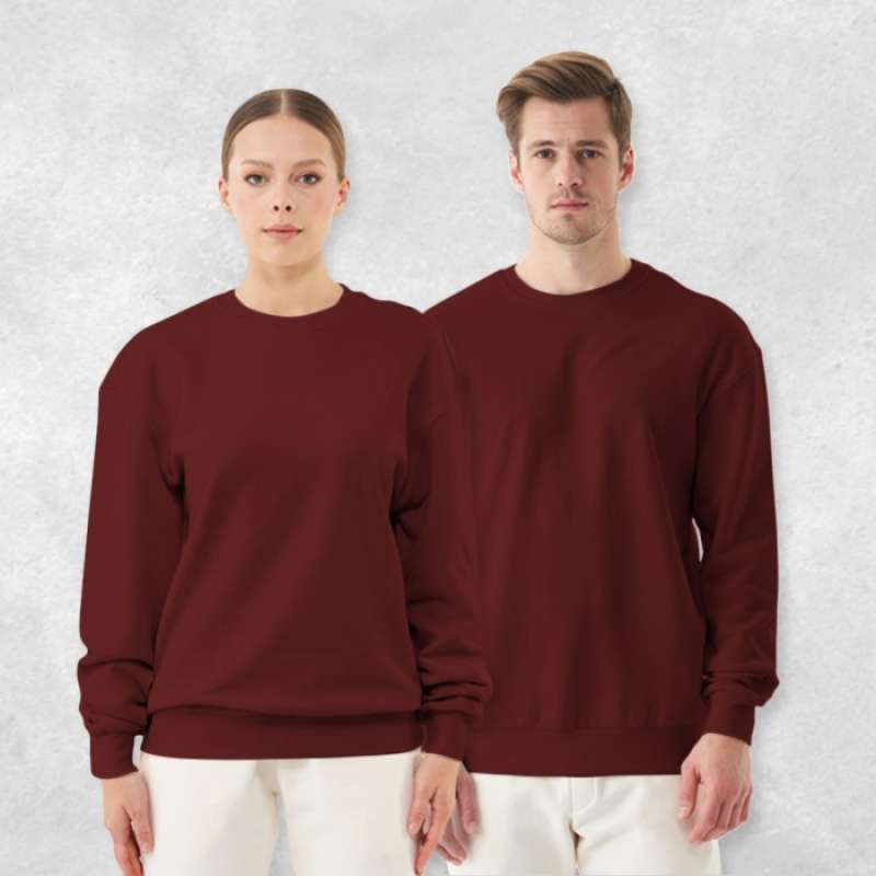 Sweater maroon polos shop