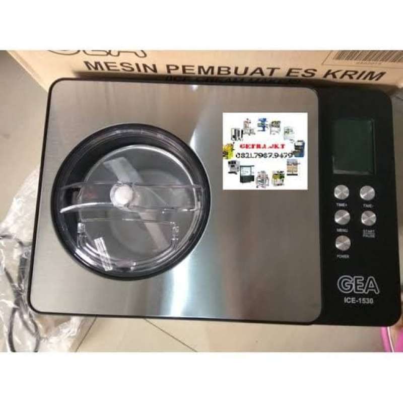 Sale Gea Ice 1530 Hard Ice Cream Maker Kapasitas Slinder 1.5 L Sale