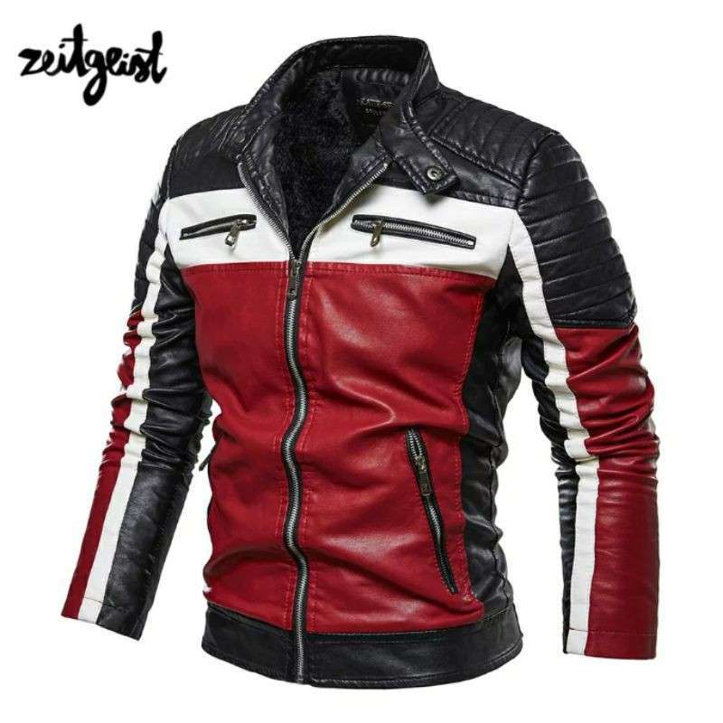 Promo Wolfstreet Jaket Motor Pria Kulit Racing Touring Original ...