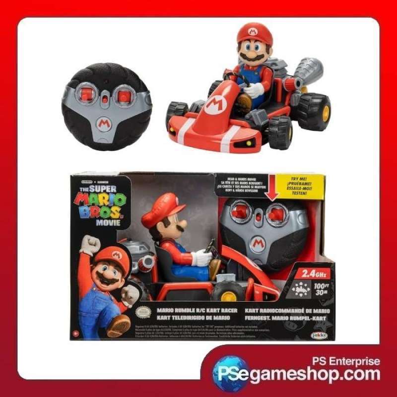 Promo Rc Kart Racer Jakks Pacific Super Mario Bros Movie Mobil