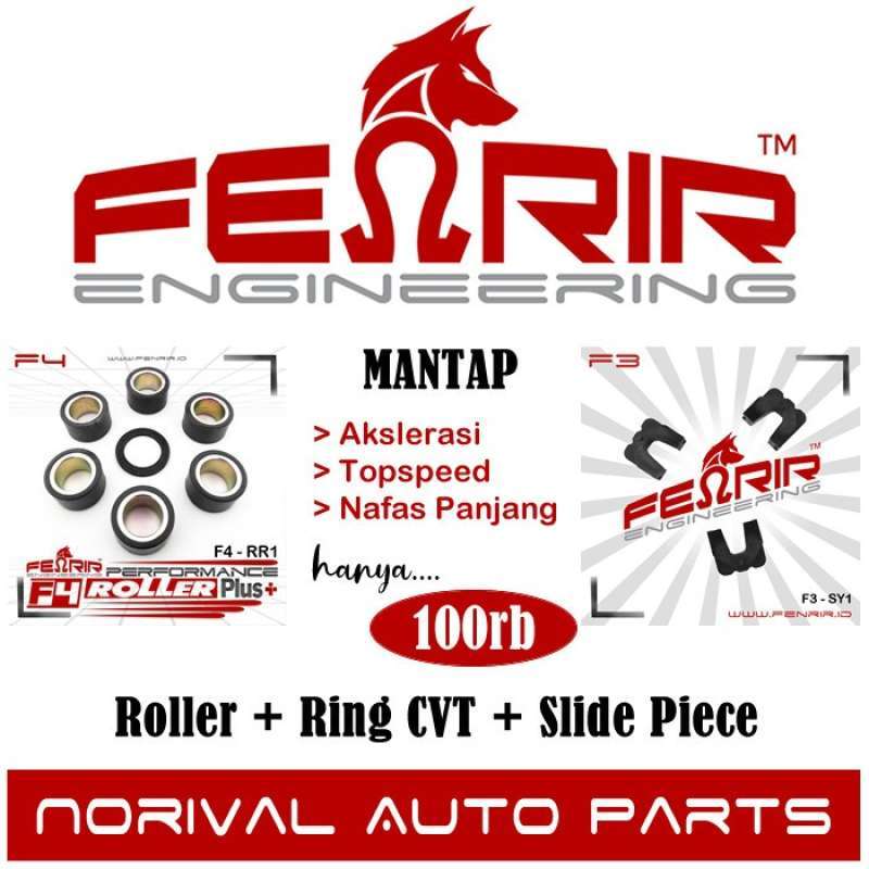 Promo Roller Ring Cvt Slide Piece Nmax Aerox New Old - Fenrir Diskon 9% ...