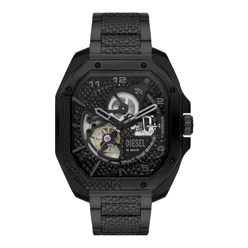 Promo Jam Tangan Pria Diesel Flayed Dz7472 Automatic Black Open Heart Dial Black Stainless Steel Strap Diskon 37 Di Seller Machtwatch Official Store Kedoya Utara Kota Jakarta Barat Blibli