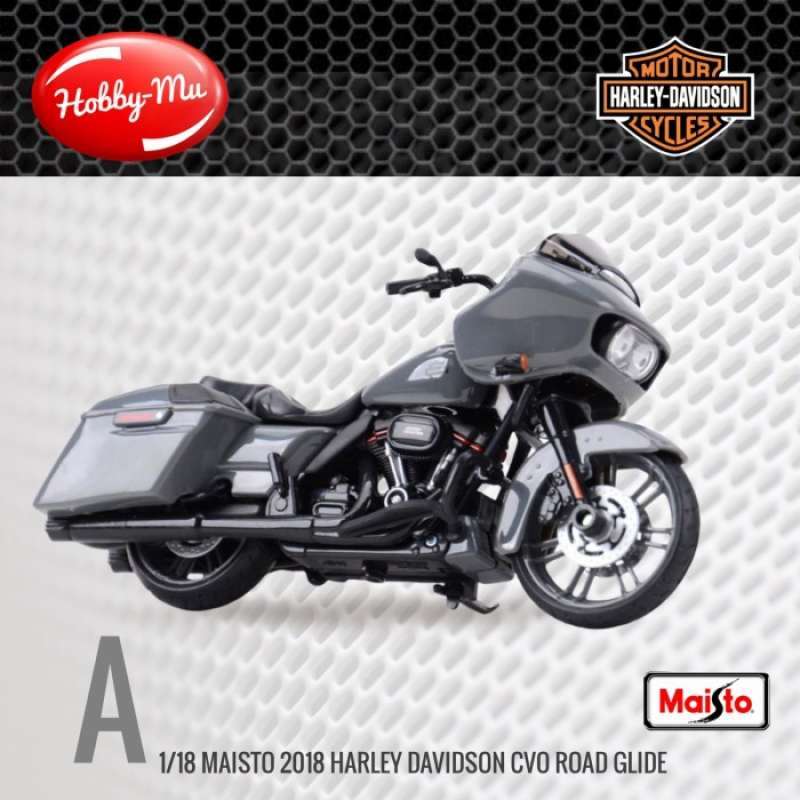 Promo Miniatur Motor Harley Davidson Cvo Road Glide 2018 Maisto 118