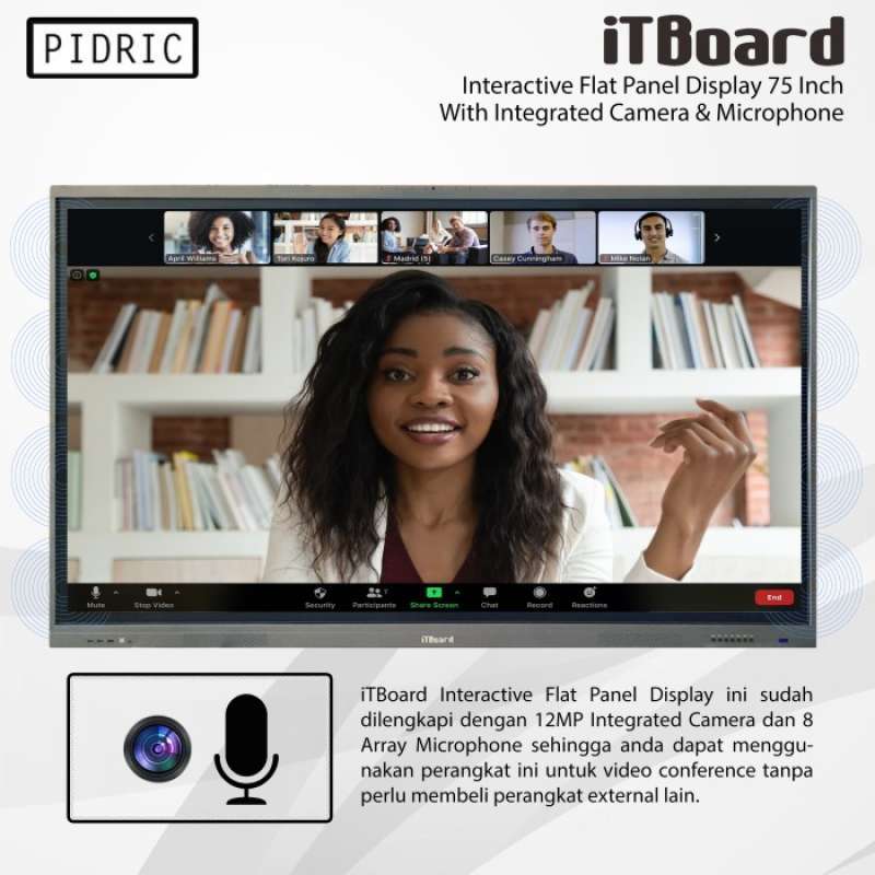 Promo Interactive Flat Panel Display Itboard 75 Inch Interactive Smart ...