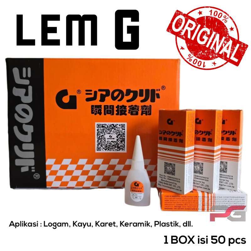 Jual Lem G Korea Super Original Barcode / Lem Korea G W20 Asli (50 Pcs