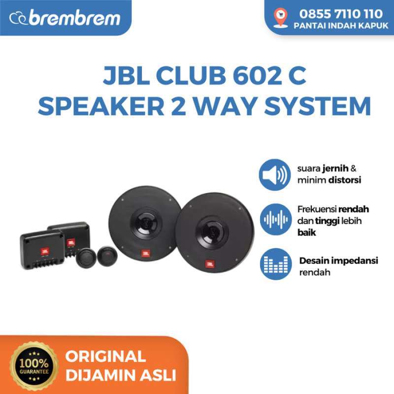 Promo Jbl Club 602c (6.5 Inch) 2way Component Speaker 150 Watts Audio ...