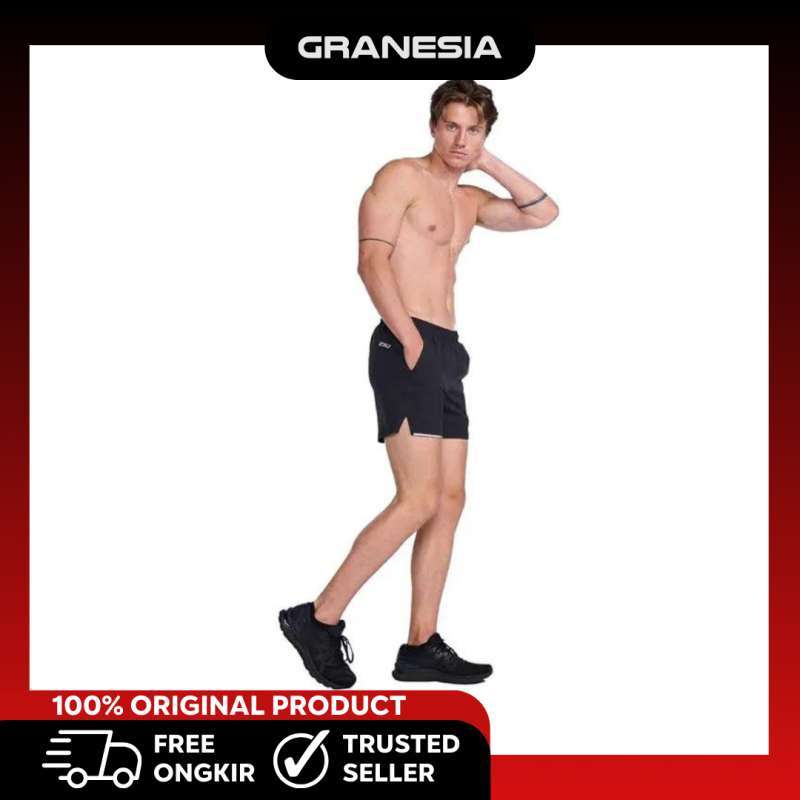 2XU Men's Aero Inch Shorts MR6903BBS|Celana Pendek LAri Gym Pria