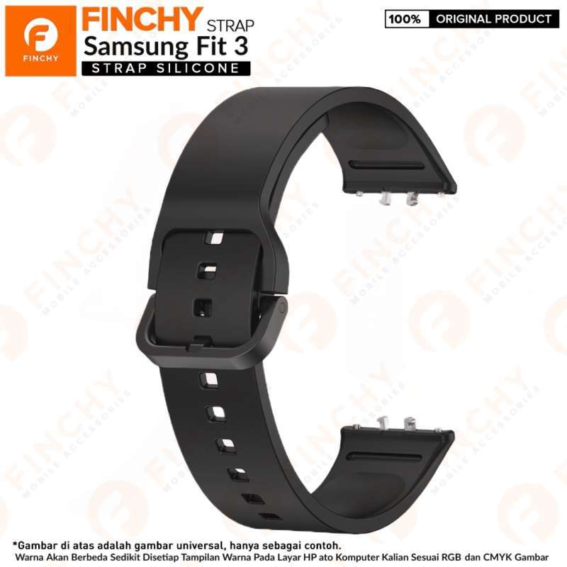 Finchy Silicone Strap Samsung galaxy watch fit R390 Replacement Rubber  Wristband adjustable Tali Pengganti smartwatch