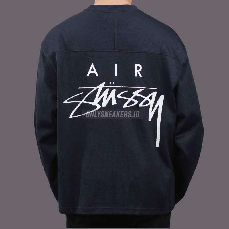 Jual Nike X Stussy Long Sleeve Top In Black (100% Authentic) Di