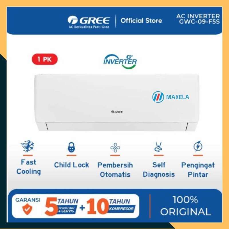 Promo Ac Gree 1 Pk Inverter Gwc09f5s R32 Diskon 33% Di Seller Lancar ...