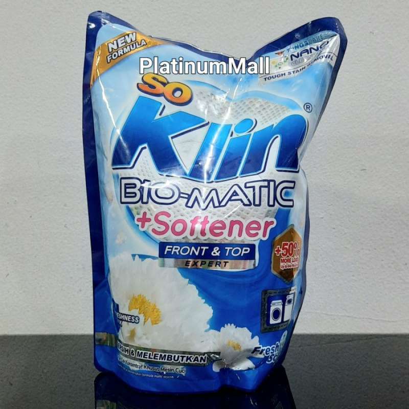 Promo So Klin Biomatic Top Load 1600 Ml Soklin Biomatic C Hijau Besar ...