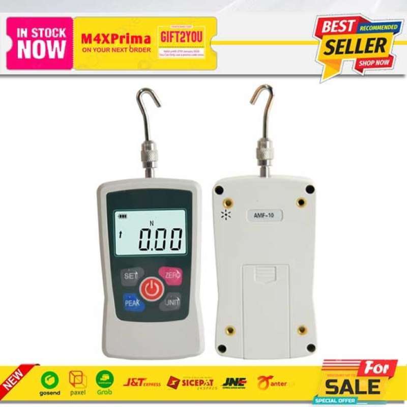 Promo Amf500 Aliyiqi Digital Push Pull Force Gauge 500n 50kg Dynamometer Diskon 23 Di Seller