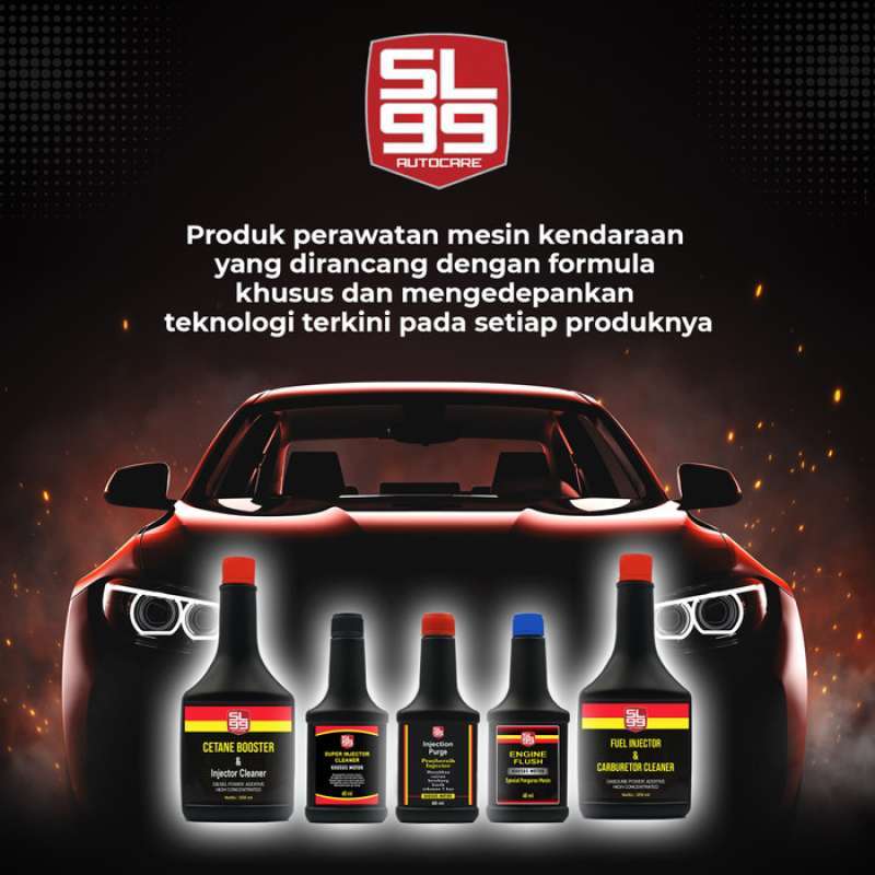 Promo 1 Box - 12 Pcs - Sl99 Injector Combustion Chambers Cleaner 500ml ...