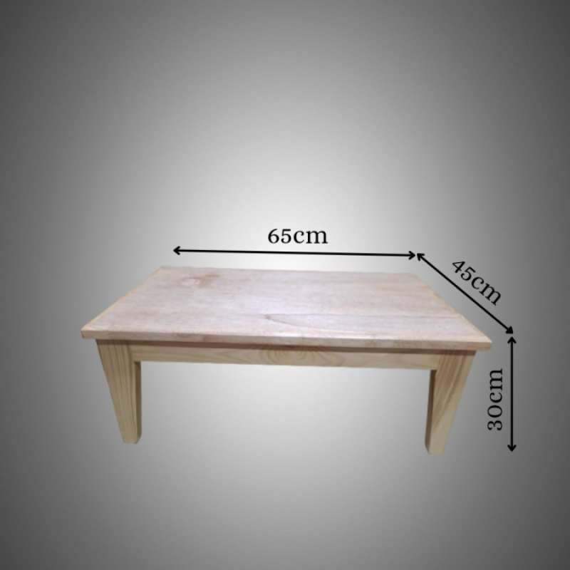 Promo Meja Lesehan Kayu Jati Belanda Ukuran 654530 Plt Sale Diskon 37