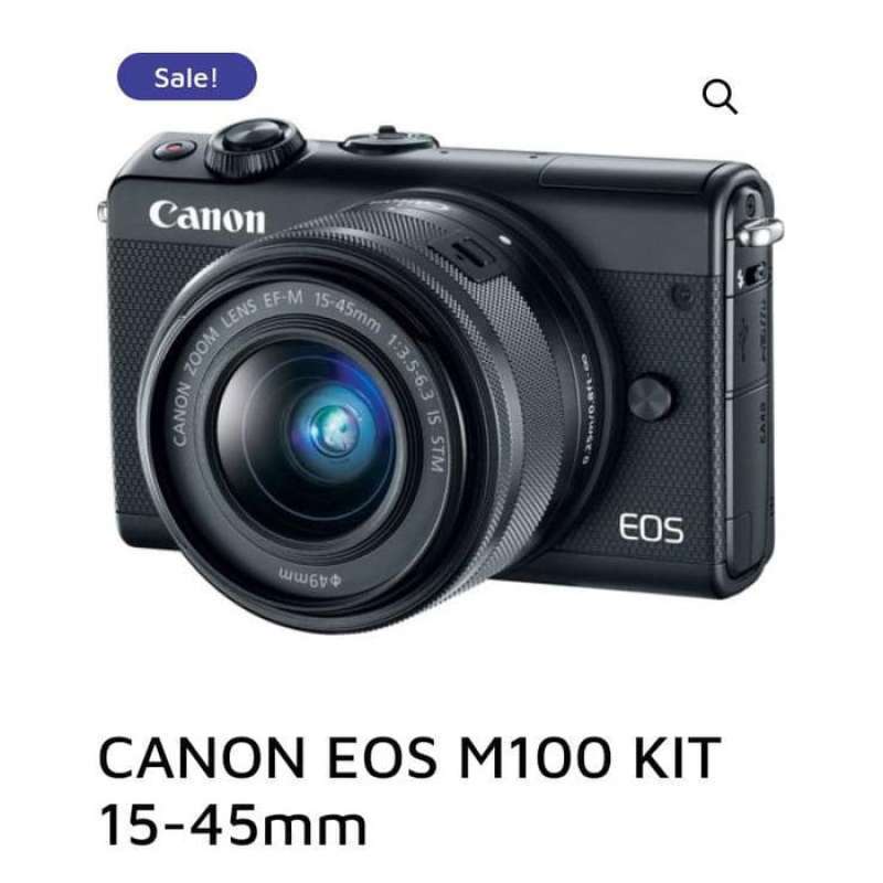 Jual Canon Eos M100 Canon M100 15-45mm Di Seller Cyber Shot