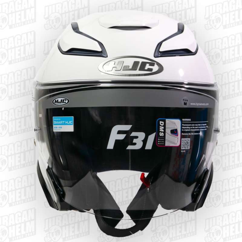 HJC F31 White Gloss