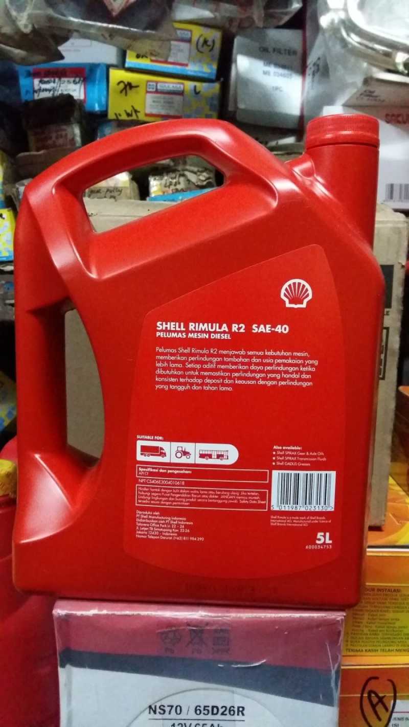 Promo Shell Rimula R2 Sae-40 Oli Mesin Mobil Diesel / Truk / Pickup ...