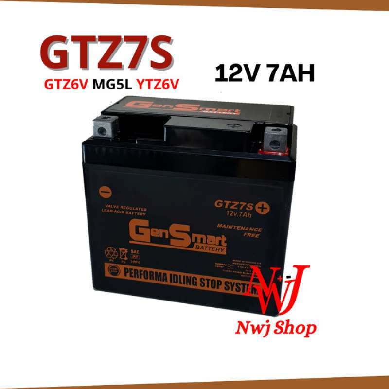 Promo Aki Motor 125 Grande Gtz7s Gtz6s Ytz7s Gs Mf Aki Kering Diskon 19