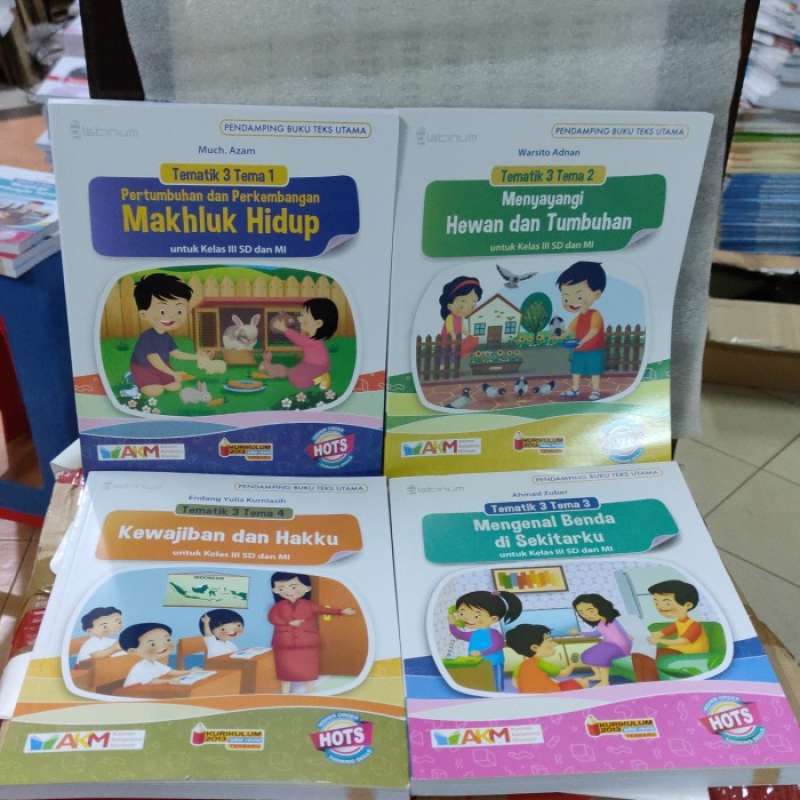 Promo Buku Paket Tematik Sd Kelas 3 Tema 1234 Akm Platinum Diskon 24% ...