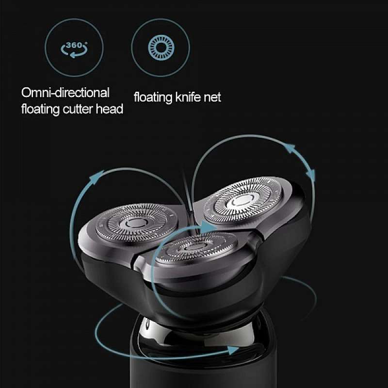 Promo Xiaomi Mijia S500 Electric Shaver Dry Wet Shaving Triple Blade ...