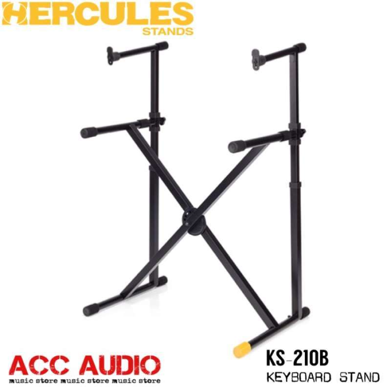 Promo Stand Keyboard Double Susun Hercules Ks210b / Ks210b Diskon 23