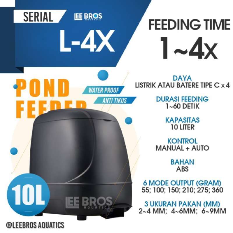Promo Londa Pond Feeder 10l Automatic Fish Pond Feeder Koi Feeder Kolam Diskon 50 Di Seller Tokotigaduasatu Rawa Buaya Kota Jakarta Barat Blibli