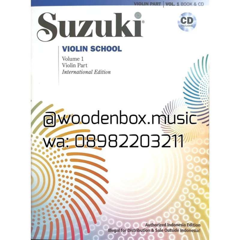 Jual Suzuki Violin Vol 1 Book With Cd Indonesia Edition Di Seller Owl ...