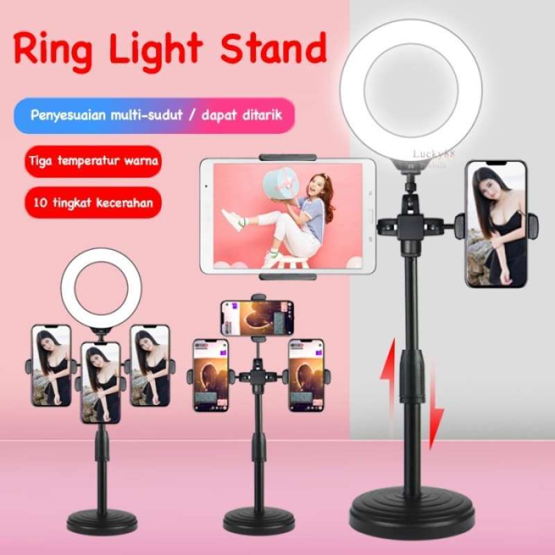 Phone Light Ring Stand Promo Selfie Ring Light 26cm With Tripod