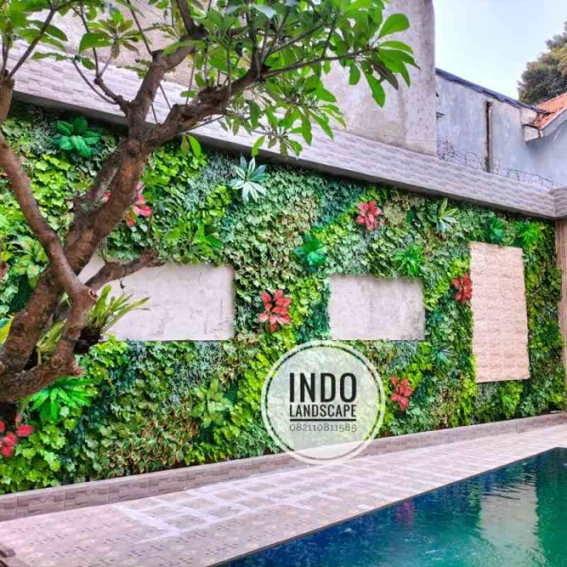 Promo Tanaman Rambat Dinding Daun Plastik Vertical Garden Sintetis ...