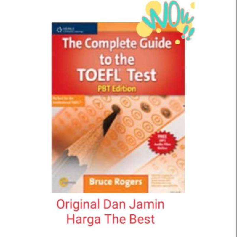 Jual buku ori 100 the complete guide to the toefl test pbt bruce