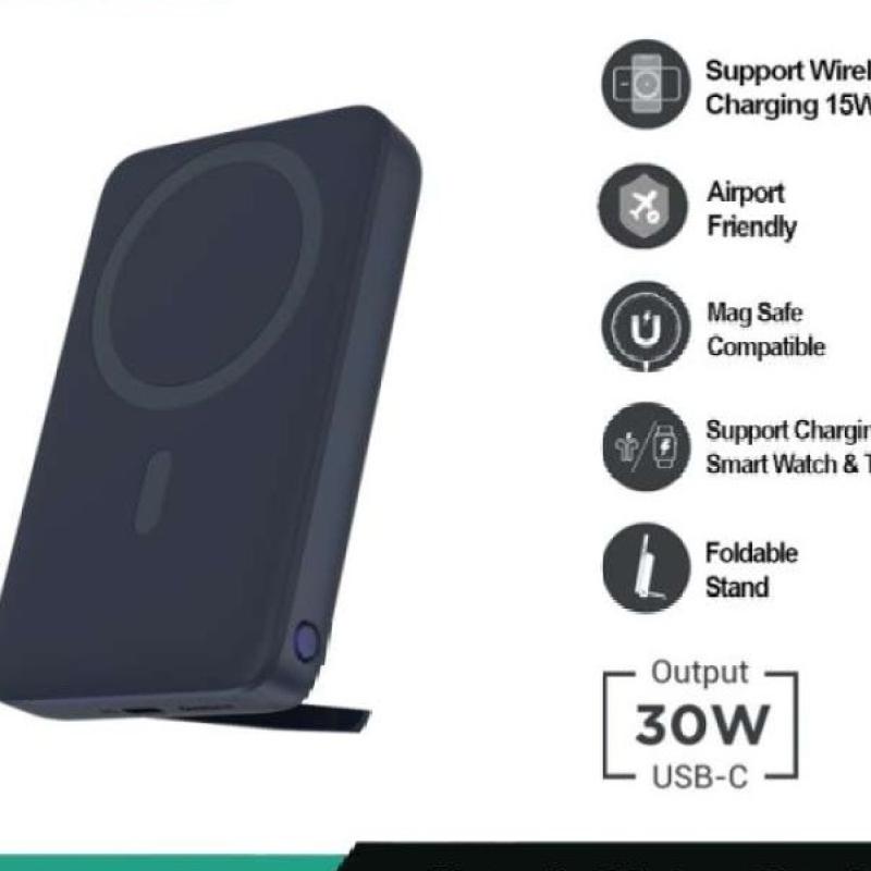 Pb Magsafe Android Jual Aukey Wireless Powerbank MagSafe 10000mah Pb-ms02-bu Usb-c 30w Pd ...