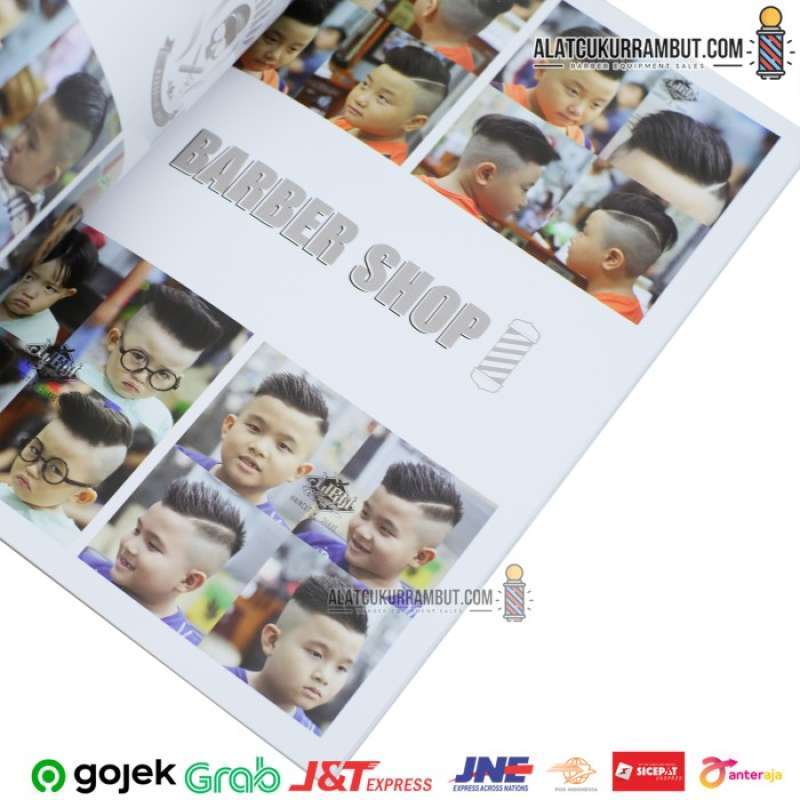 Jual Buku Katalog Model Barber Potong Cukur Rambut Hairstyle Catalog ...