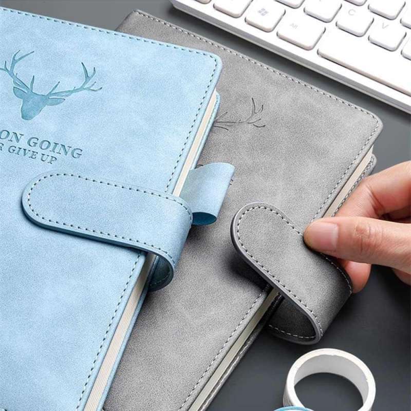 Jual Toddi Buku Catatan Harian Notebook Cover Kulit Magnetic Buckle A4 ...