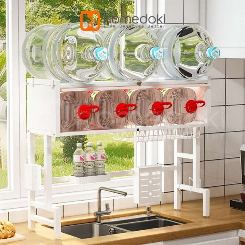 Wastafel Rek Promo Homedoki Rak Piring Wastafel / Rak Wastafel Dapur / Rak Di Atas ...