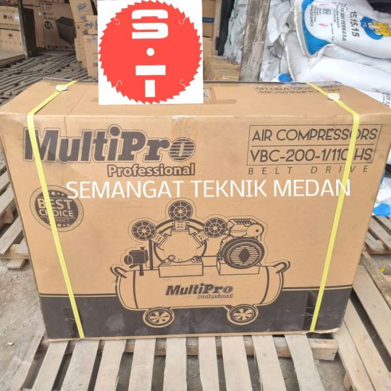 Jual Vbc200-1/110 Compressor Kompresor Angin Listrik 2hp Multipro Vbc ...