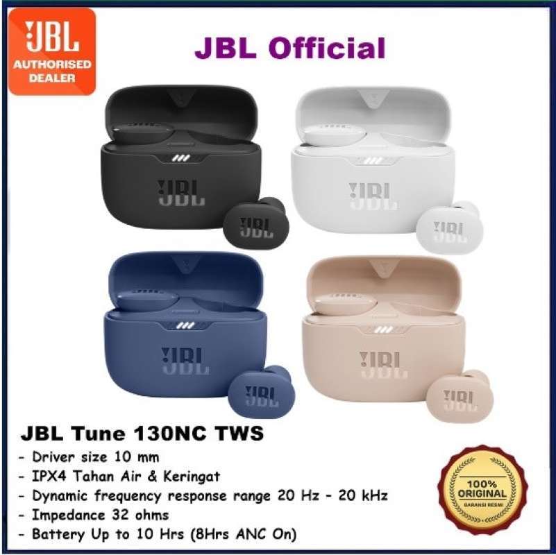 Promo Jbl Tune 130nc 130 Nc T130 Tws True Wireless Noise Cancelling Earbuds Putih Diskon 50 Di Seller Dr Barang Store Rawa Buaya Kota Jakarta Barat Blibli