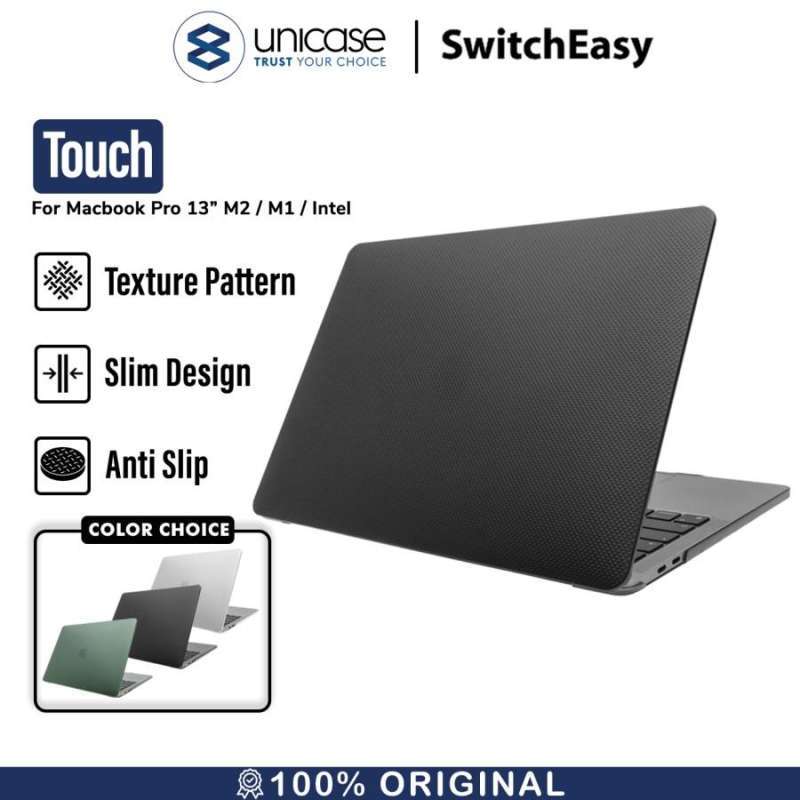 Case Macbook Pro 13 M2/M1/Intel 2022-2016 SwitchEasy Touch Hard Cover