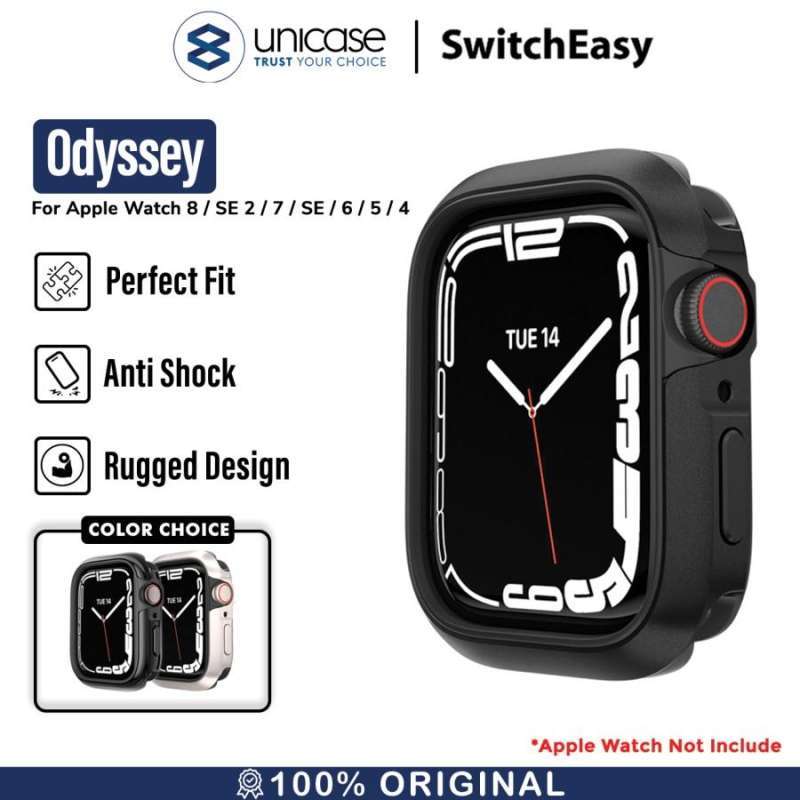 Case Apple Watch 8/7/SE 2 45/44/41/40mm SwitchEasy Odyssey Slim Casing